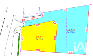 Terrain  713 m² à vendre à Marenla (62990)