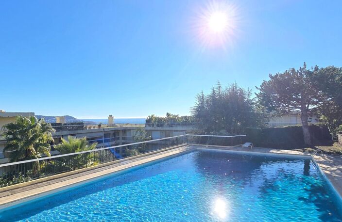 NICE - HAUT PARC IMPERIAL F3 85 m2, terrasse, piscine, parking, cave — photo 4