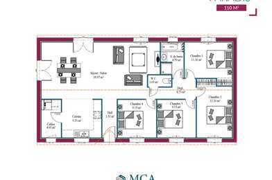 Maison 5 pièces 220800 €