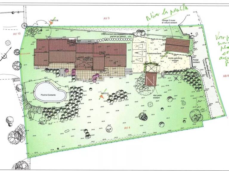 Projet de construction avec vue mer - Saint-Paul-de-Vence — photo 1