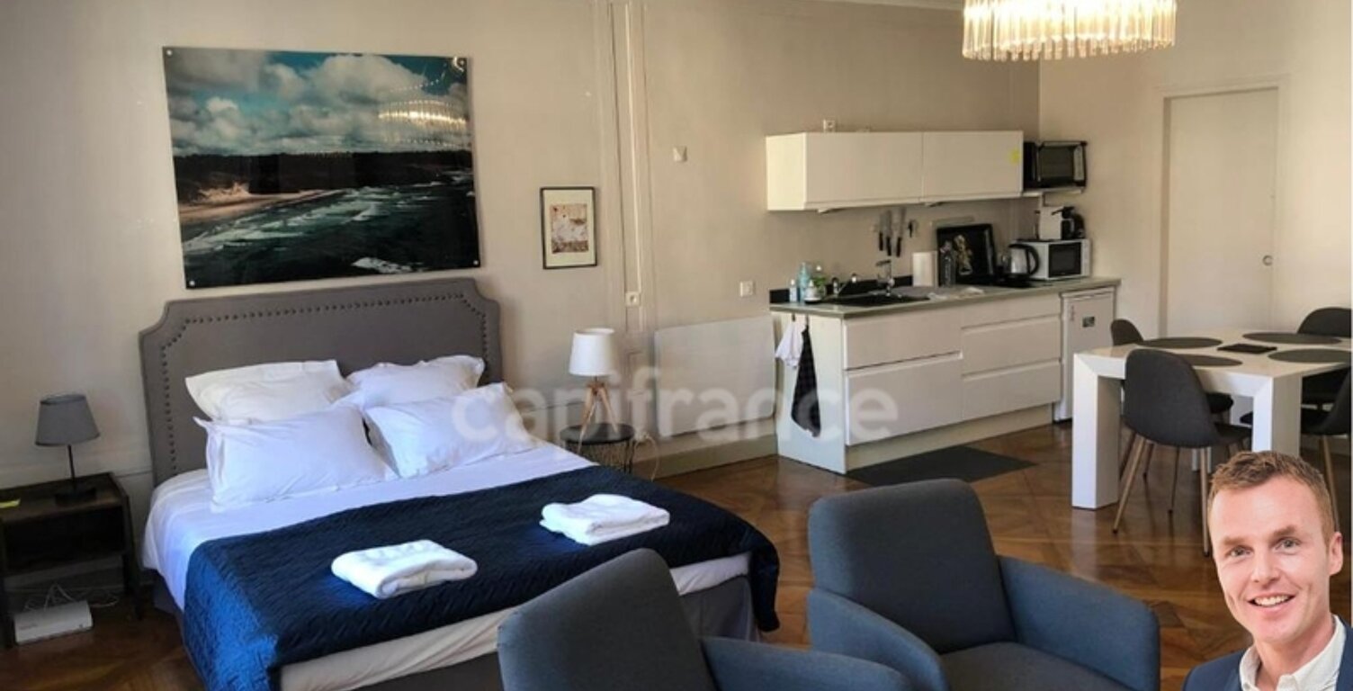 Quimper - Hyper centre – Vente appartement type studio de 40 m² habitables avec locataire en place — photo 1