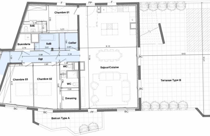 Appartement T5 Neuf d'Exception avec Toit Terrasse — photo 3