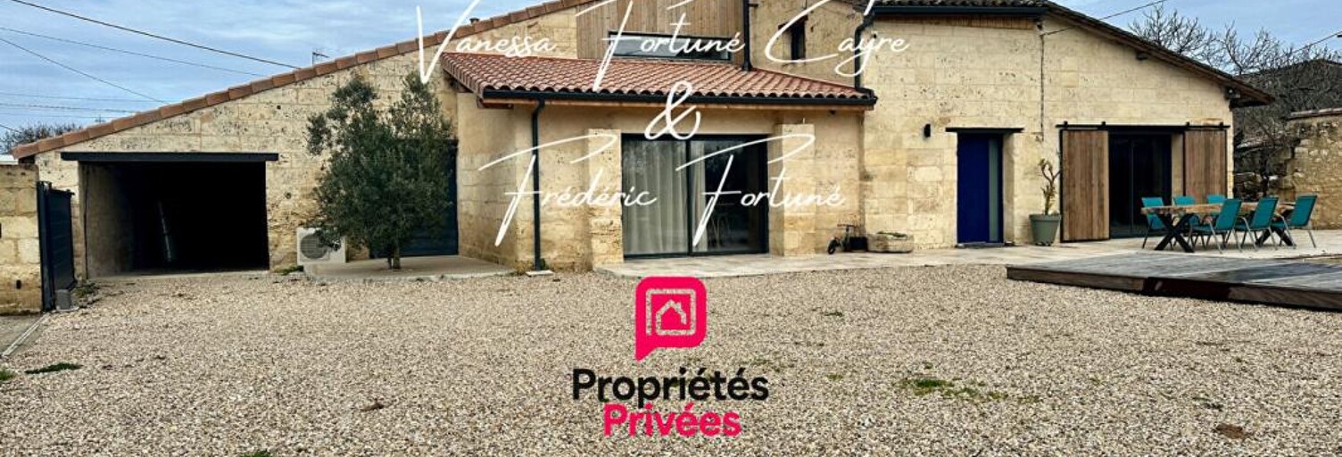 Maison 6 Pièces 207 m² à vendre à Saint-Denis-de-Pile (33910)
