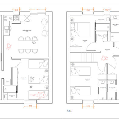Maison 7 pièces 1600 €