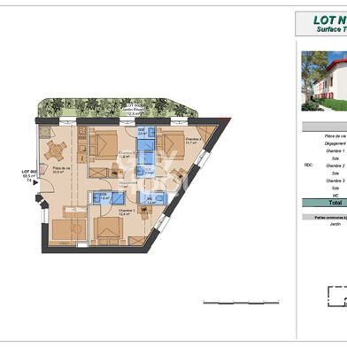 Appartement 4 pièces 279925 €