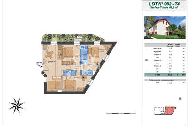 Appartement 4 pièces 279925 €