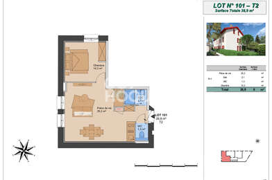 Appartement 2 pièces 204780 €