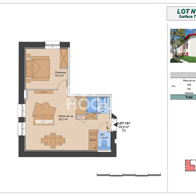 Appartement 2 pièces 204780 €