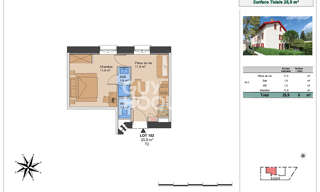 Appartement 2 Pièces 27 m² à vendre à Lyon 3 (69003)