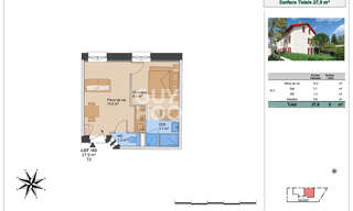 Appartement 2 Pièces 29 m² à vendre à Lyon 3 (69003)