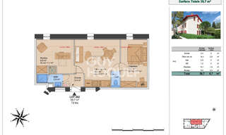 Appartement 2 Pièces 41 m² à vendre à Lyon 3 (69003)