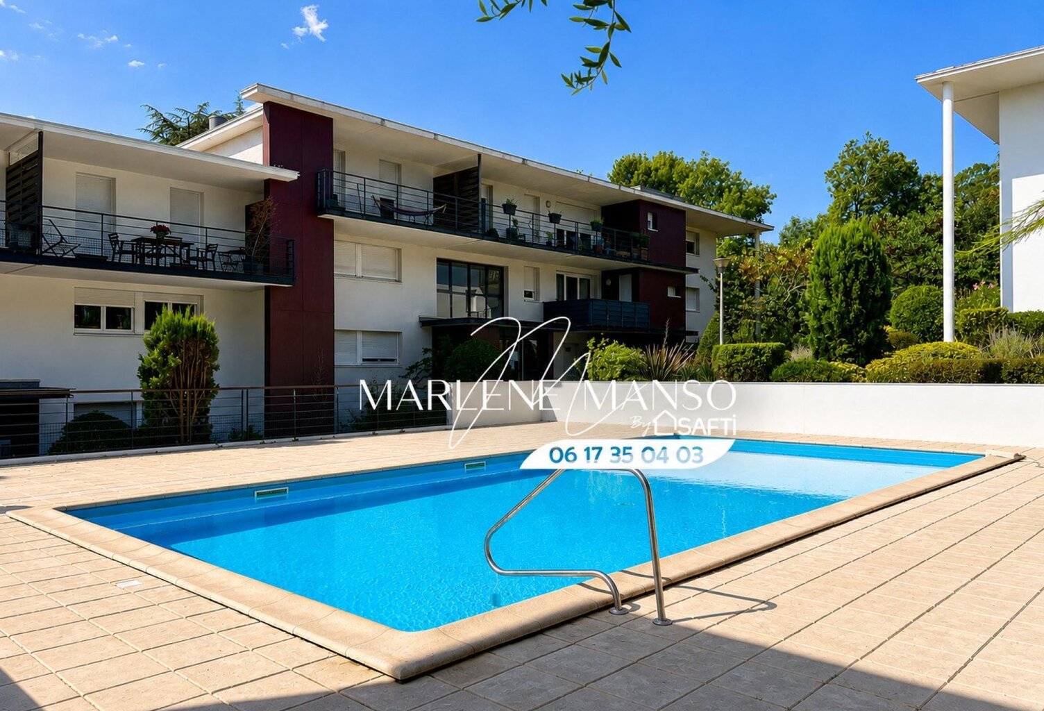 T2 avec balcon + piscine + stationnement privatif — photo 1