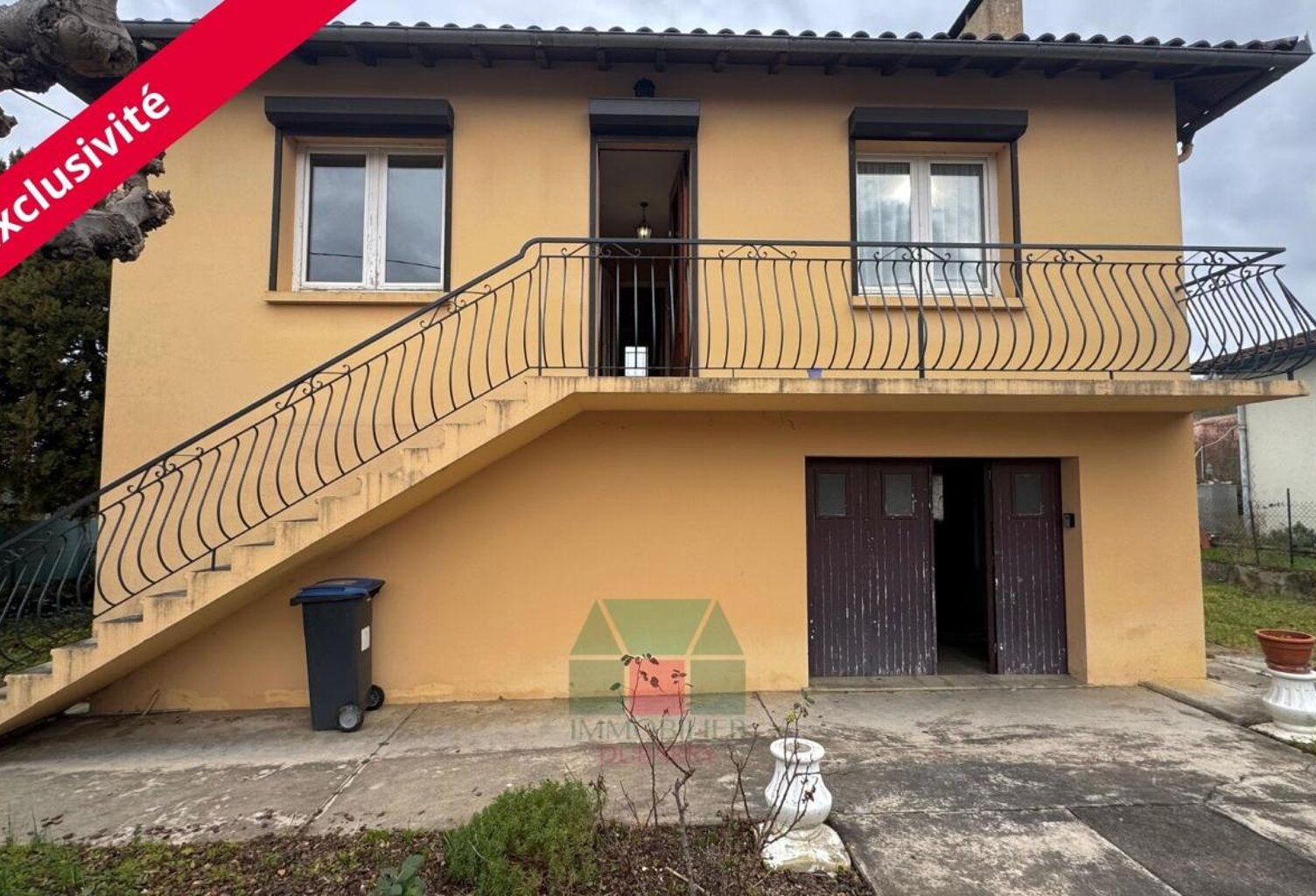 Plein centre Lévignac villa T4 jardin 469m²  garage sous sol — photo 1