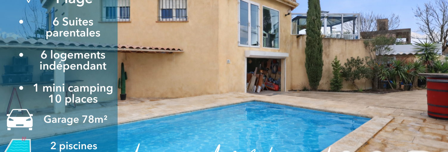 Maison 7 Pièces 260 m² à vendre à Marseillan (34340)