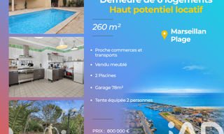 Maison 7 Pièces 260 m² à vendre à Marseillan (34340)