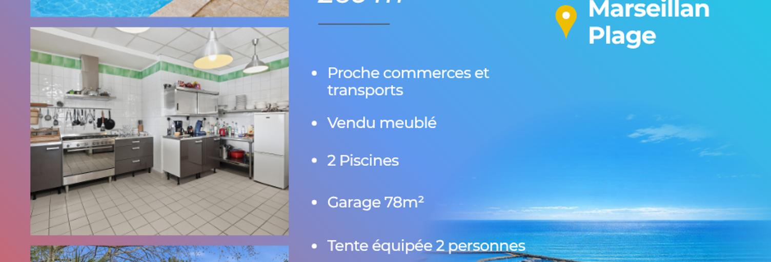 Maison 7 Pièces 260 m² à vendre à Marseillan (34340)