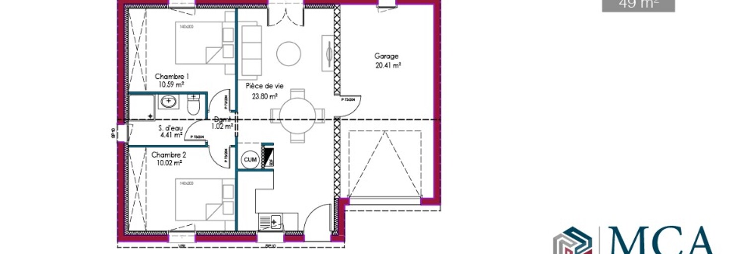 Maison 8 Pièces 100 m² à vendre à Castres-Gironde (33640)