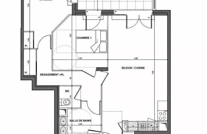 Appartement 3 pièces neuf à Antibes – 64,56 m², extérieur, notai — photo 3