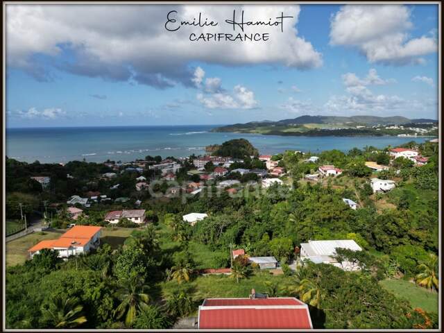 A vendre Terrain de 2822m² avec vue mer - La crique - TRINITE — photo du bien