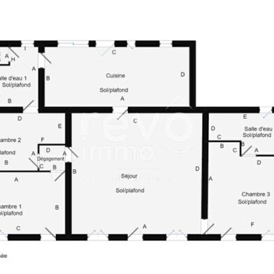 Maison 5 pièces 950 €