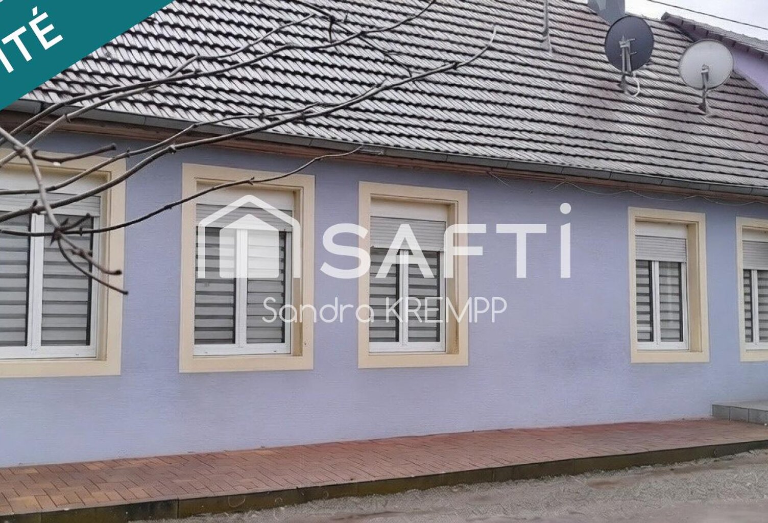 Maison mitoyenne de 4 pièces et terrain constructible — photo 1