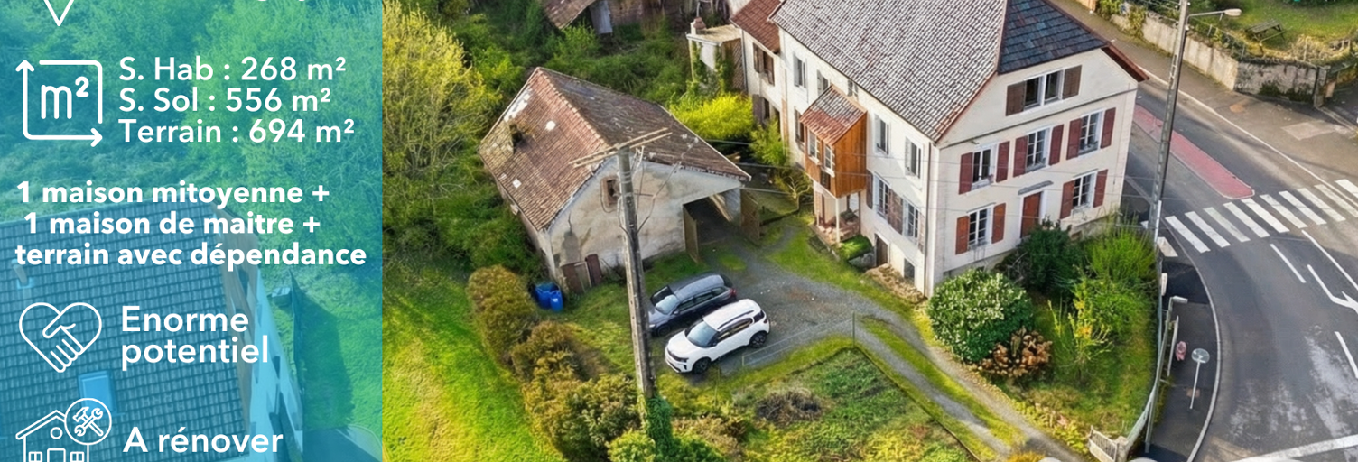 Maison 18 Pièces 268 m² à vendre à Giromagny (90200)