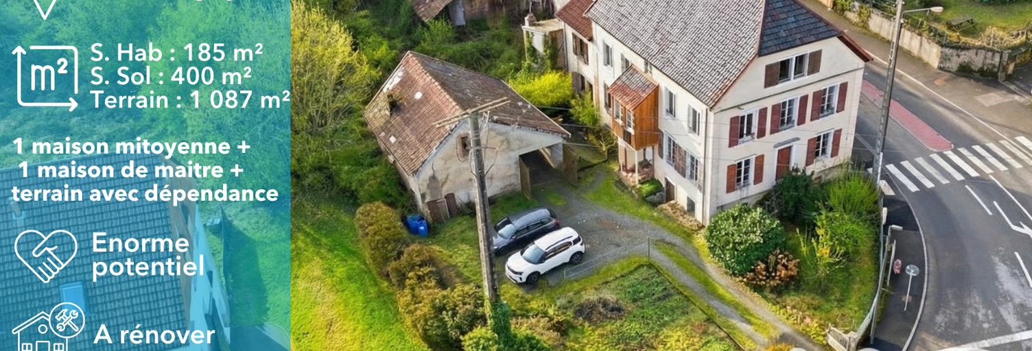 Maison 18 Pièces 268 m² à vendre à Giromagny (90200)