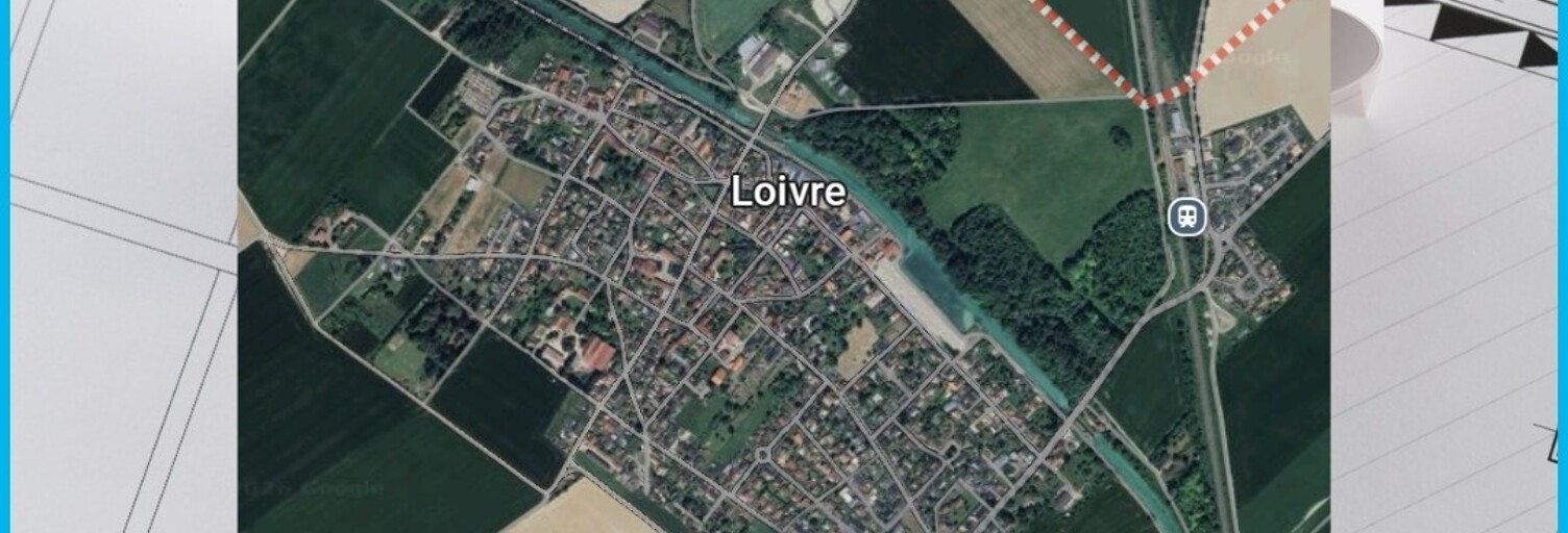 Terrain  506 m² à vendre à Loivre (51220)