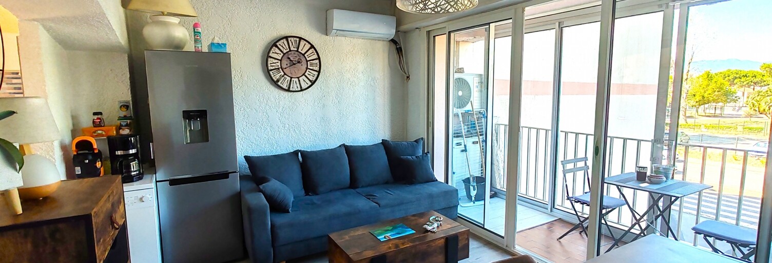 Appartement 2 Pièces 26 m² à vendre à Saint-Cyprien (66750)