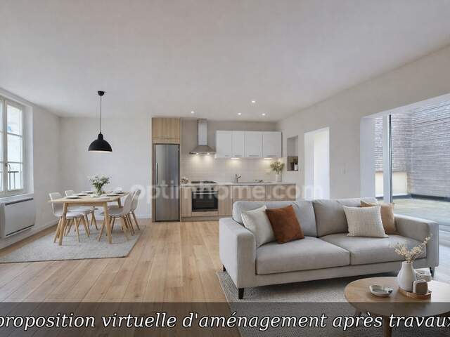 Maison de ville de plus de 100 m², 4 pièces, 3 chambres et grande terrasse — photo du bien