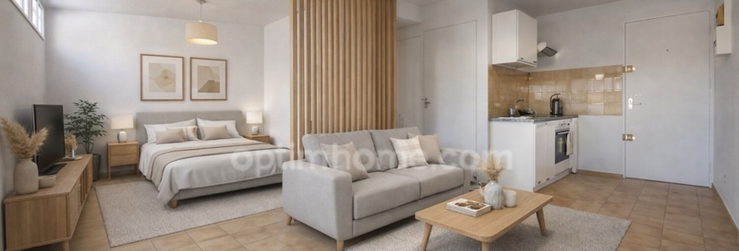 Appartement 1 Pièce 23 m² à vendre à Sète (34200)