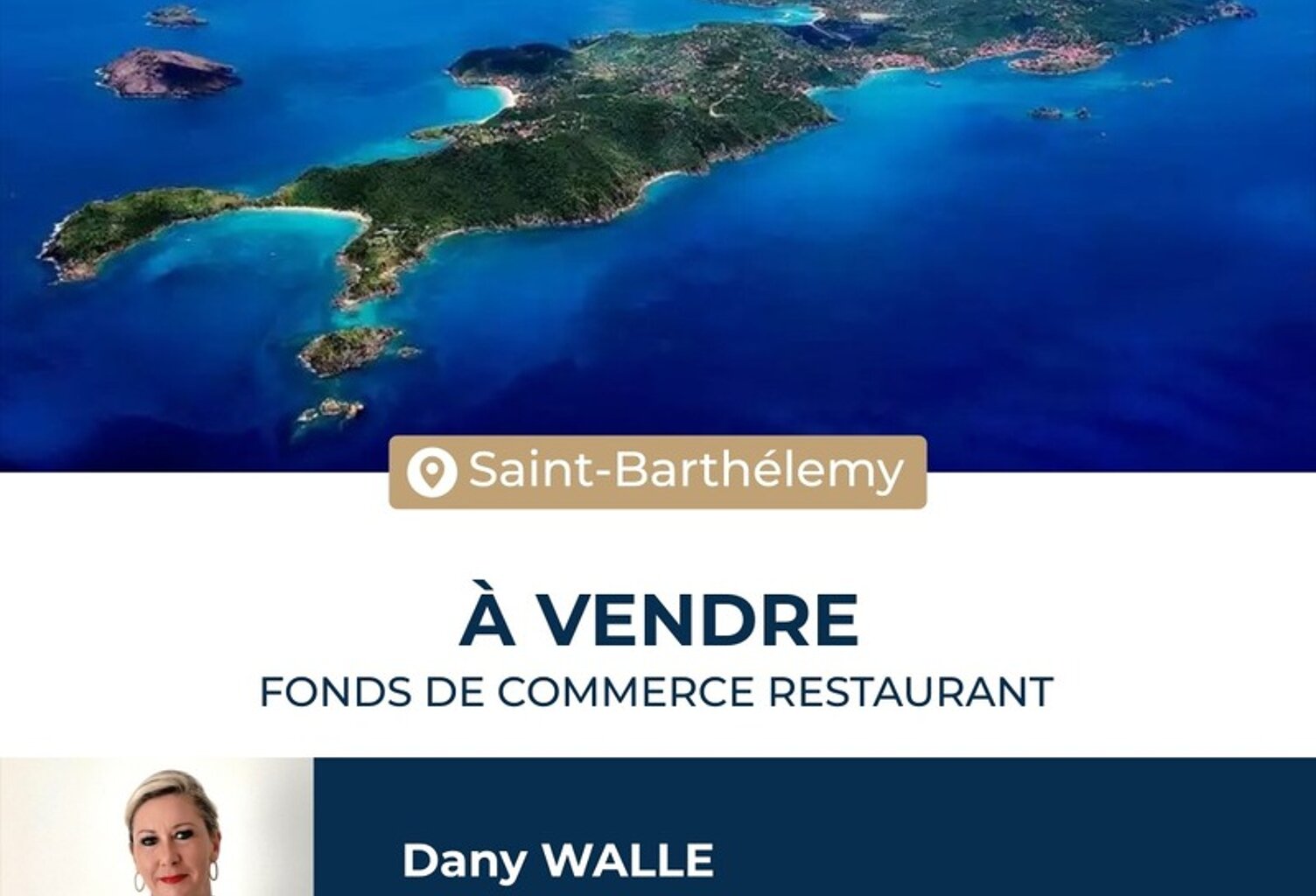À VENDRE FONDS DE COMMERCE RESTAURANT-BAR AVEC ÉQUIPEMENT COMPLET, SAINT-BARTHÉLEMY (97133) — photo 1
