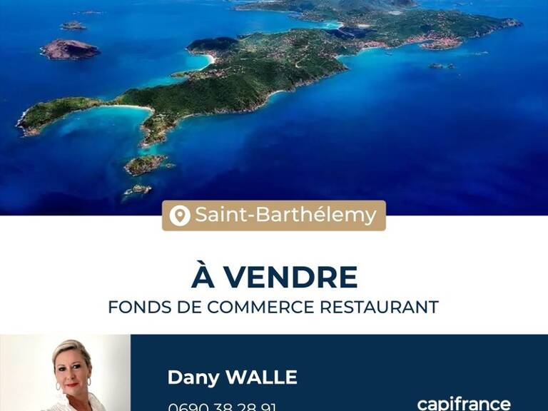 À VENDRE FONDS DE COMMERCE RESTAURANT-BAR AVEC ÉQUIPEMENT COMPLET, SAINT-BARTHÉLEMY (97133) — photo 1