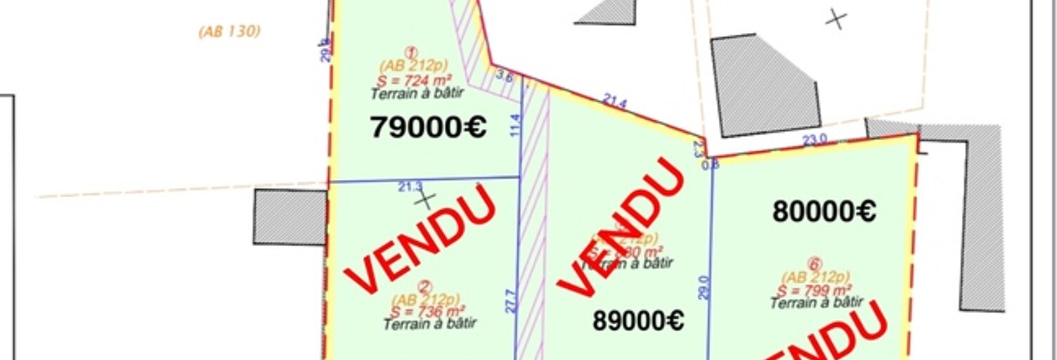 Terrain  592 m² à vendre à Bessey-lès-Cîteaux (21110)