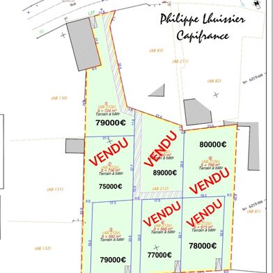 Terrain  79000 €