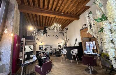 Salon de coiffure à vendre LYON 1ER (69), local d'une surface de 42 m² et un sous-sol utile de 35 m² — photo du bien
