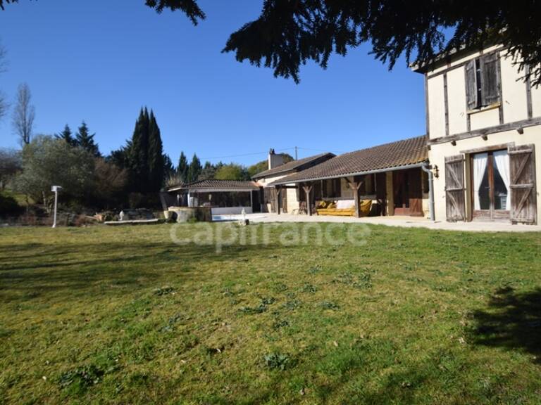 Demeure en pierre du XVIIIe siècle - poutres apparentes - 3 chambres - 2 boxes à chevaux - 18 000m2 de terrain - proche de MARMANDE (47) — photo 1