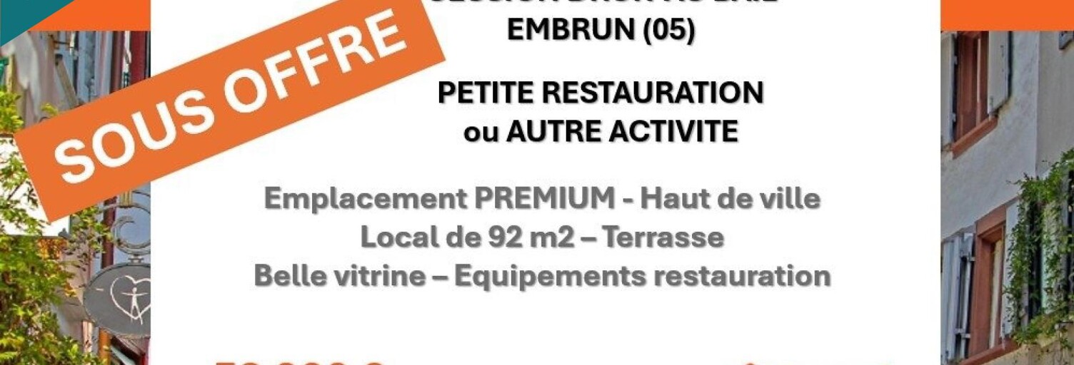 Commerce  92 m² à vendre à Embrun (05200)
