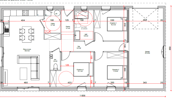 Villa / Maison 4 pièces  à vendre Baraqueville 12160
