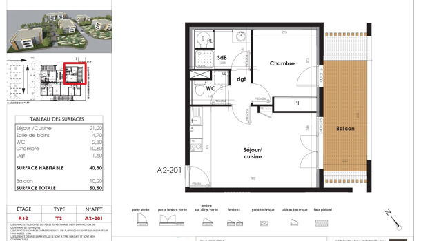 Appartement 2 pièces  à louer Perpignan 66000