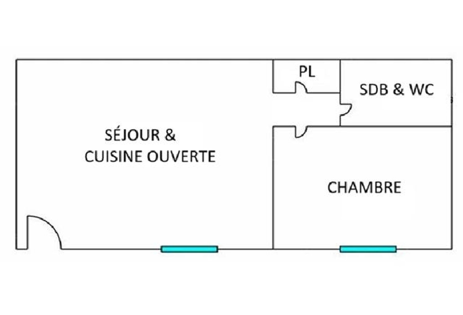Appartement de 2 pièces principales — photo 1