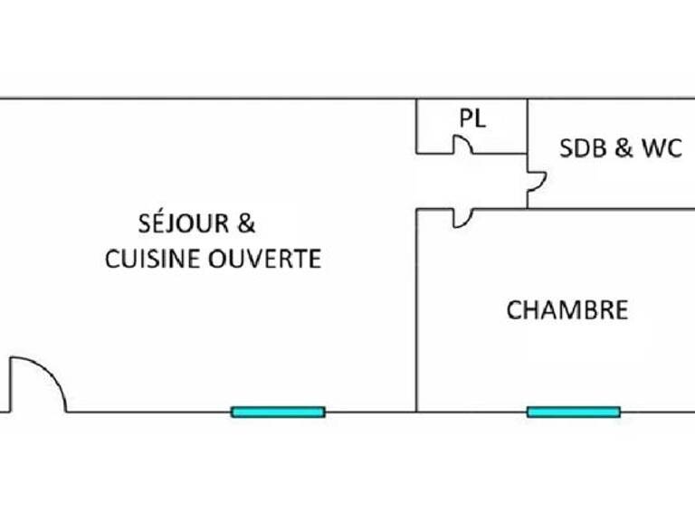 Appartement de 2 pièces principales — photo 1