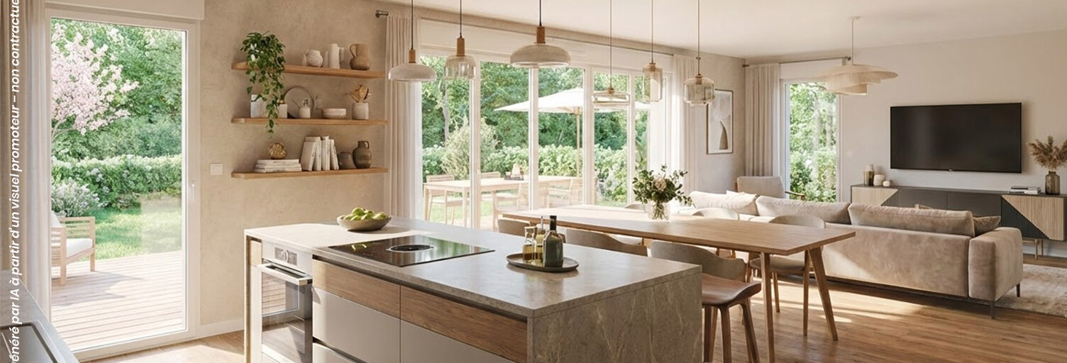 Appartement neuf T3, T4 Pièce 60 à 75 m² à vendre à L'Abergement-Clémenciat (01400)