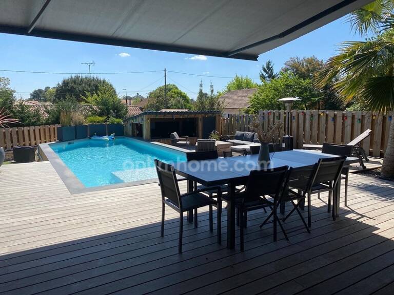 CAZAUX (33260) – MAISON CONTEMPORAINE – 5 SUITES PARENTALES – PISCINE – PROPRIÉTÉ DU CANAL – SANS VIS-À-VIS – GARAGE — photo 1