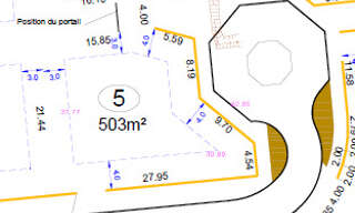 Terrain 503 m² à construire Brach (33480)