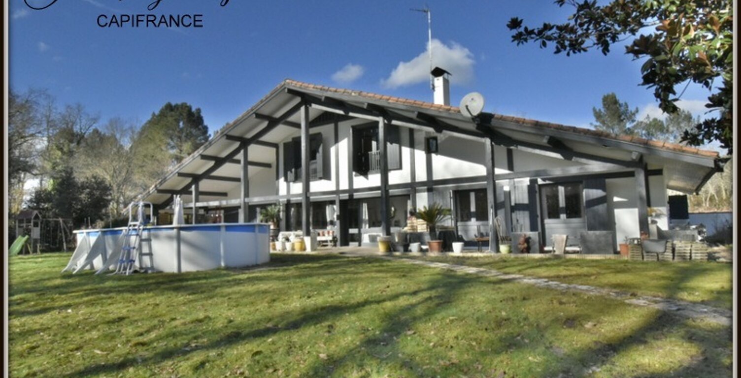PROCHE DAX ( Mi-Chemin entre Dax & Mont de Marsan ) - MAGNIFIQUE VILLA LANDAISE de 266 m2 - 7 CHAMBRES — photo 1