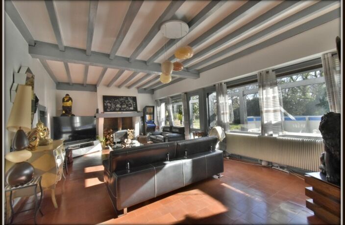 PROCHE DAX ( Mi-Chemin entre Dax & Mont de Marsan ) - MAGNIFIQUE VILLA LANDAISE de 266 m2 - 7 CHAMBRES — photo 4