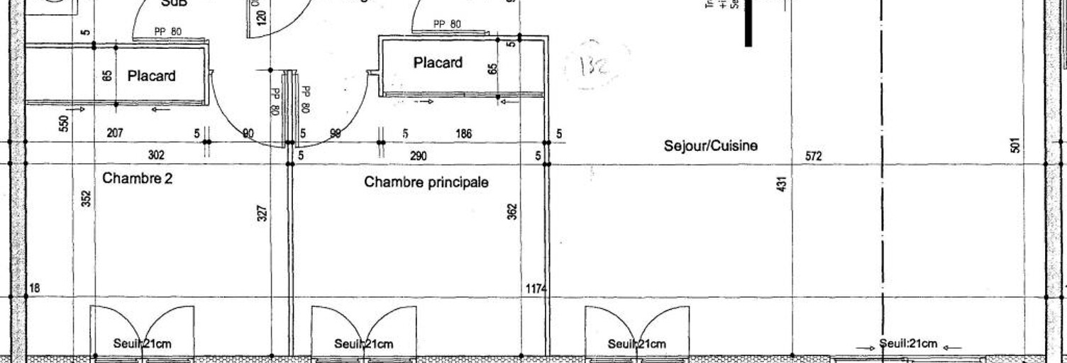 Appartement 3 Pièces 60 m² à louer à Mions (69780)