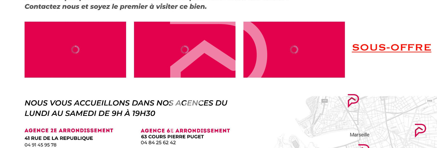 Appartement 1 Pièce 24 m² à vendre à Marseille 7 (13007)