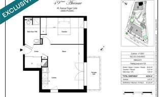 Appartement 2 Pièces 44 m² à vendre à Pessac (33600)